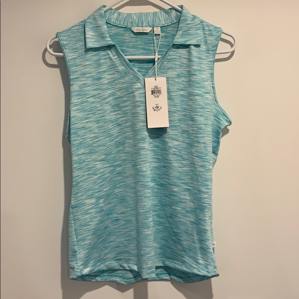 Sleeveless v-neck